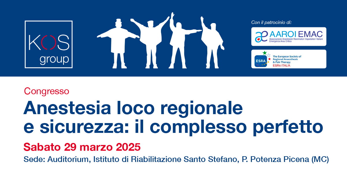 Anestesia loco regionale e sicurezza: il complesso perfetto